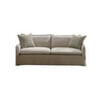 thumbnail image 2 of Savoir Sofa, 2 Accent Pillows, Contemporary Beige Linen Fabric 84 Inch, 2 of 6