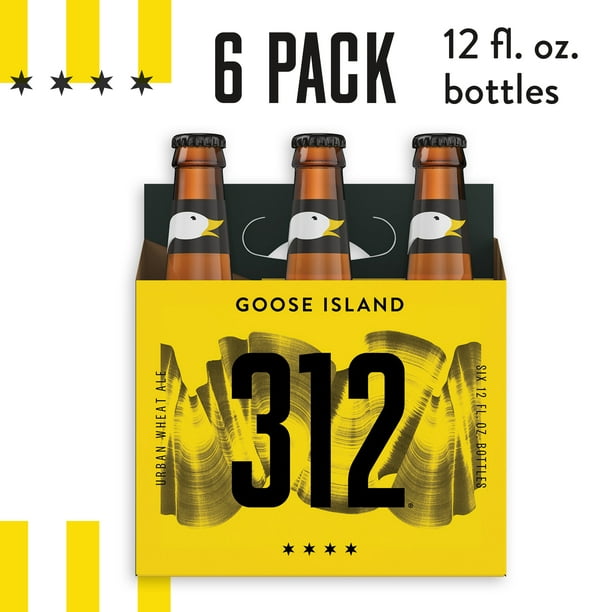 Goose Island 312 Urban Wheat Ale Craft Beer 6 Pack Beer 12 Fl Oz Bottles Walmart Com Walmart Com