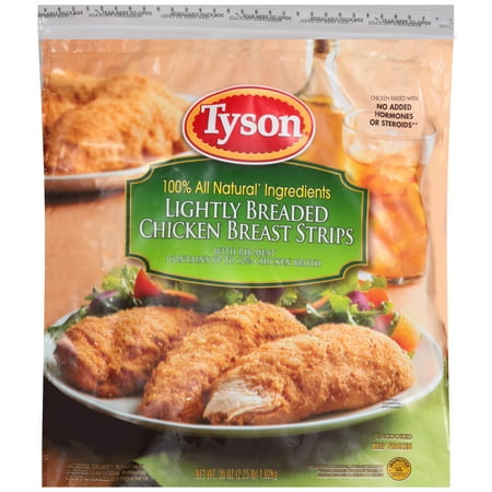 Tyson® Lightly Breaded Chicken Strips 36 oz. Bag - Walmart.com