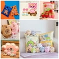 thumbnail image 2 of A Plushie Bag Pudding Toys Kawaii Doughnut Bag Mini Capybara Balls French Fries Cookies Dolls Biscuit Snacks Food Pillow, 2 of 5