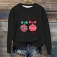 thumbnail image 2 of HAiming Chemise de Noël Garçons Filles Manches Longues Col Rond Chandail Xmas Vêtements Imprimés Mignons, 2 of 3