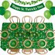 thumbnail image 4 of Decoración del hogar, productos festivos, platos festivos de San Patricio, cubiertos para fiestas, artículos para fiestas, gruesos y duraderos, adecuados para fiestas de primavera, juegos de platos d, 4 of 6
