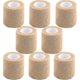 thumbnail image 1 of 8pcs Self Adhesive Bandage Wrap, 2.5cm*450cm Black Breathable Elastic Cohesive Bandages, Vet Wrap Sports Tape, 1 of 5