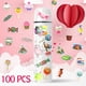 thumbnail image 2 of 100 Pieces Cute Sweet Treats Candy Stickers, Waterproof Vinyl Decal Dessert Stickers Ice Cream Cupcake Stickers for Laptop, Water Bottle, Skateboard, 2 of 4