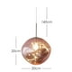thumbnail image 2 of Lámpara Colgante Acrílica Moderna 20cm Diseño Contemporáneo (Meli) Ilios Innova | Lámpara Colgante Acrílica Moderna 20cm Diseño Contemporáneo | Lampara para sala de estar, 2 of 9