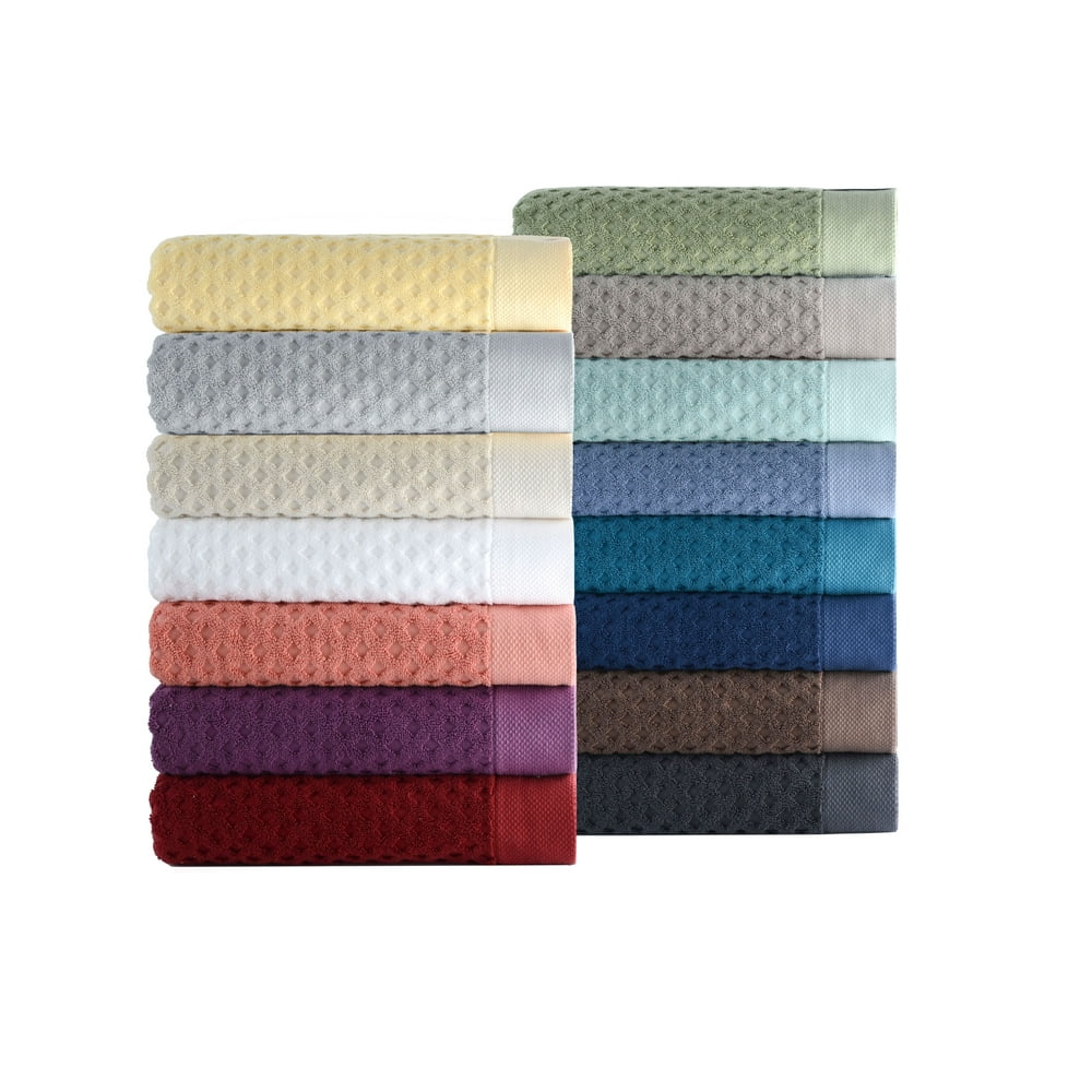 better homes & gardens thick and plush textured bath towel