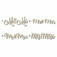 thumbnail image 1 of Mr. & Mrs. Sign Unfinished Wood Cutout Home Decor DIY Option 3- 20" Wide / 1/4", 1 of 3