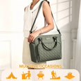 thumbnail image 6 of AUXDIQ 11L Insulated Cooler Bag Leakproof Cooling Tote Thermal Lunch Bag Green, 6 of 6