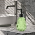 thumbnail image 6 of Unique Bargains 1 Pc Convenient Argyle Soap Dispenser 11.84oz Green Black, 6 of 6