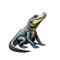 thumbnail image 5 of cartoon Alligator Theme Stickers, Waterproof Alligator Theme Sticker for Water Bottle Laptop Phone Cases Planner Skateboard Luggage Helmet Party Favor Decor, Ideal for Adults Teens Teacher Rewards, 5 of 9