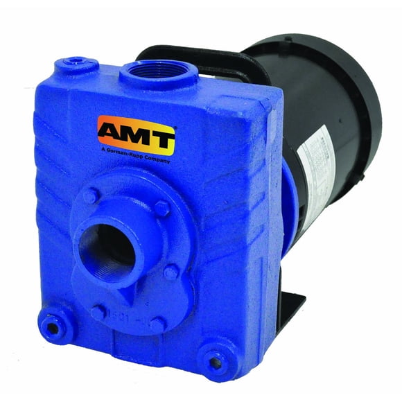 AMT Pump 2825-95 Self-Priming Centrifugal Pump, Cast Iron, 3/4 HP, 1 Phase, 115/230V, Curve B, 1-1/2" NPT Female Suction & Discharge Ports