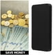 thumbnail image 2 of Caja de almacenamiento de dinero negra, organizador de bandeja de efectivo, almacenamiento de Metal pequeño con tapa, caja de soporte para moneda para gestión segura de moneda, 2 of 6
