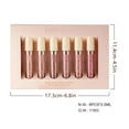 thumbnail image 4 of Matte Lip Gloss, Liquid Lipstick, Non-Stick Cup Lip Glaze Set, Long-Lasting Moisturizing formula, Smooth Application, Safe and Clean Ingredients, Suitable for Party and Wedding Makeup, 4 of 6