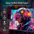 thumbnail image 3 of Monitor ZZA FHD curvo de 24 pulgadas 1920 x 1080P 200 Hz HDMI VGA, 3 of 7