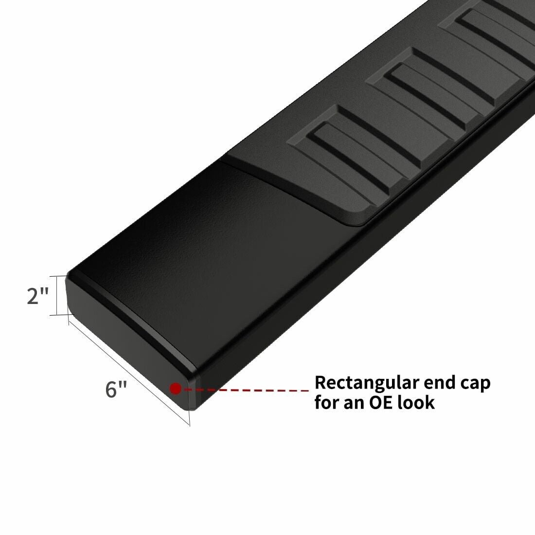 RVNI for 2009-2018 Dodge Ram 1500 Quad Cab /9-23 Ram Classic 6" Running Boards Nerf Bars Side Step Black