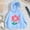 Blue, variant on Wilak Girls Flower Print Hoodies Sweatshirts Size 2-8, Pullover Long Sleeve Casual Cute Kids Fall Tops Pink