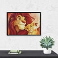 thumbnail image 6 of The Lion King Diamond Art Kits for Adults Diamond Art Gem Art Painting Full Drill Round Art Gem Painting Kit for Home Wall Decor, 6 of 6