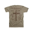 thumbnail image 4 of Kerusso Unisex Short Sleeve Casual T-Shirt, The Cross, Khaki, XL, 4 of 9