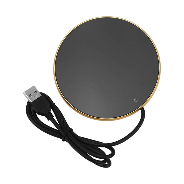 USB Candle Warmer, 3 Levels Candle Warmer Plate For Travelling For Office For Home Gold