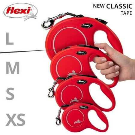 フレキシリード 伸縮リード 大型犬 クラシック テープ L（体重60kg未満）8m フレキシ ロングリード 犬のリード 2年保証 ＼当店限定レビュー特典付／