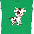 thumbnail image 4 of Inktastic Cute White Holstein Cow with Brown Spots Boys or Girls Baby Bodysuit, 4 of 5
