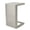 Silver + Aluminium, variant on Aluminum C-Shaped Side Table, Modern C Shape End Table For Living Room Bedroom Sofa Side