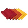 thumbnail image 1 of Tablelinensforless Juego De Servilletas De Tela Para Acción De Gracias/Otoño (Paquete De 6 Dorado/Naranja Quemado/Rojo), 1 of 5