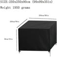thumbnail image 2 of Terrace Furniture Cover Furniture Cover Waterproof Table Chair Cover 420d Square, 2 of 5