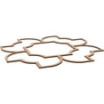 thumbnail image 6 of 83"W x 83"H x 3/8"T King Size Anderson Decorative Fretwork Wood Ceiling Panels, Alder, 6 of 10
