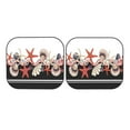 thumbnail image 7 of Xecao Starfishes Shells for Foldable Car Sun Shades (2-Pack) offer sun protection with an easy-fold design for convenient windshield shading., 7 of 7