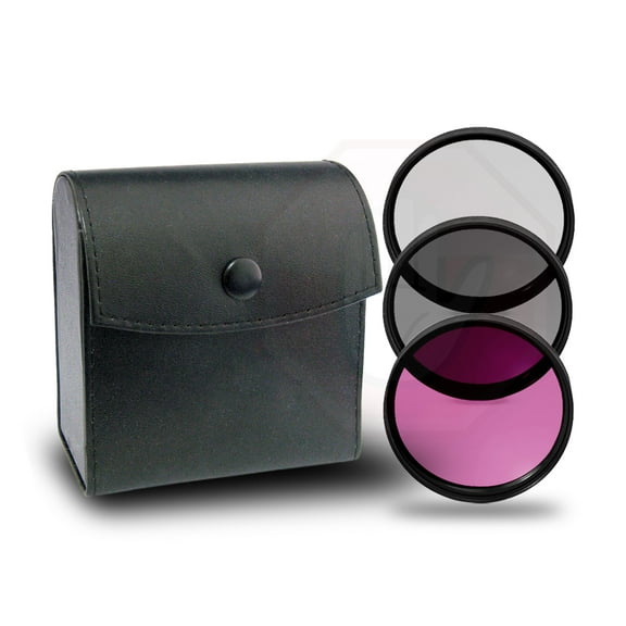 77mm Glass Filter Kit (UV-CPL-FLD) 3pc Filter kit