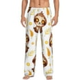 thumbnail image 2 of Lsque Sloth Yoga Print Men's Pajama Pants, Lounge Pant - Comfortable Home Wear,Elastic Waistband, Stylish Design-Medium, 2 of 9