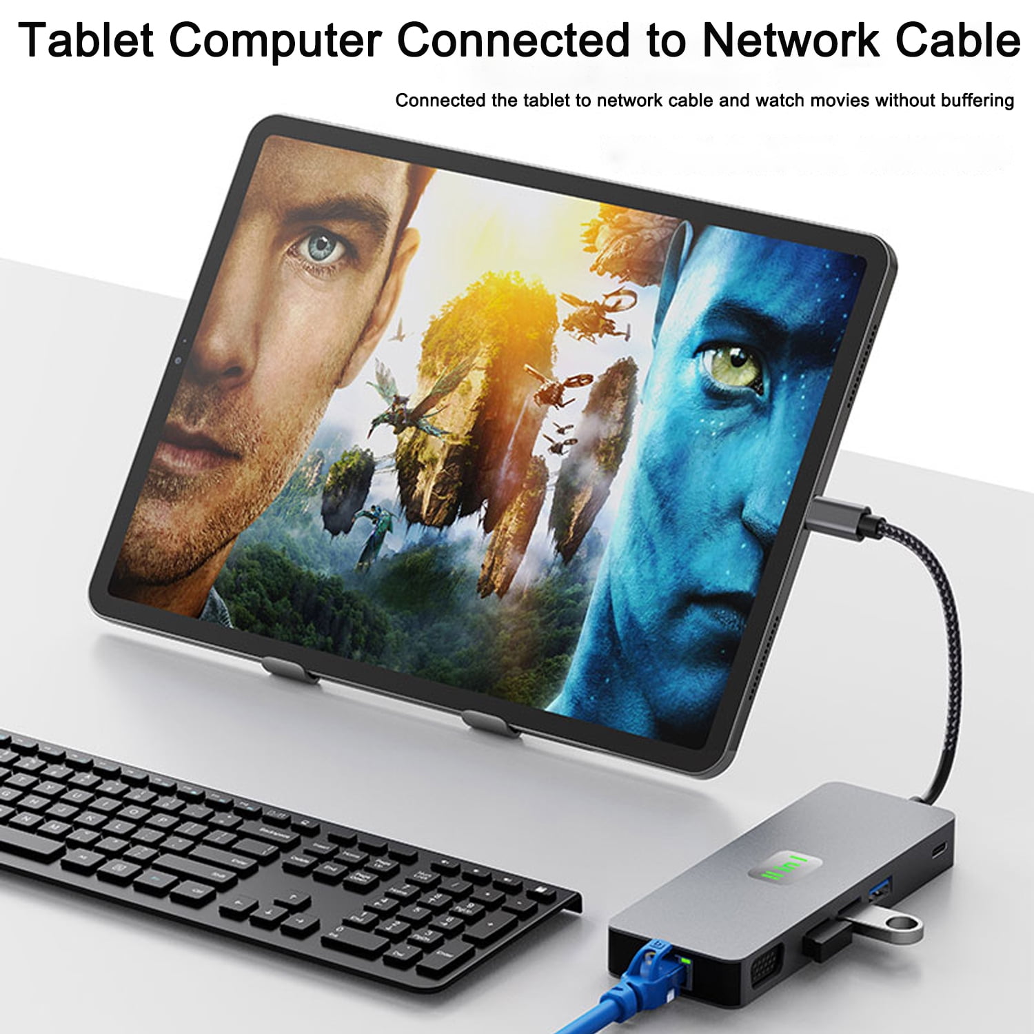 Prociv 11 in 1 Laptop Docking Station Dual Monitor, USB C Hub with Dual 4K 60HZ HDMI, 3 USB3.0 Ports, USB-C Data Port, PD 100W, 1000M Ethernet, SD/TF Card Reader, Audio