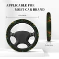 thumbnail image 5 of Haiem Hybrid Parrot in the Forest Print Steering Wheel Cover 15 Inches for Women Men, Neoprene Anti-Slip Steering Wheel Grip Wrap Car Accessories Protective Case Cover for Vehicle Truck SUV, 5 of 8