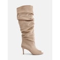thumbnail image 2 of No Boundaries Women's Tall Peep Toe Boots, 2 of 6
