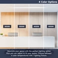 thumbnail image 2 of LUXRITE 6FT x 4IN Recessed Backlit LED Panel Light, 4CCT, 37W-60W Up to 6600LM, 110, Dimmable 120-277V UL Listed 2 Pack, 2 of 7