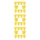 thumbnail image 2 of Yuarrent 24pcs Fly Sticker Lightweight Self-adhesive Insect Sticky Waterproof Insects Dual-sided Catcher Decal Trap Board Removable Type1 NO1, 2 of 6
