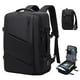 thumbnail image 1 of Mochila De Viaje De Mano para Hombres Y Mujeres, Maleta Ampliable Extra Grande De 40 L Aprobada para Vuelo con Puerto De Carga USB/Tipo C,Black, 1 of 5