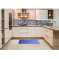 thumbnail image 6 of Ahgly Company Machine Washable Indoor Square Transitional Sky Blue Area Rugs, 3' Square, 6 of 7