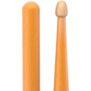 ProMark Rebound 2B ActiveGrip Clear Hickory Drumsticks, Acorn Wood Tip