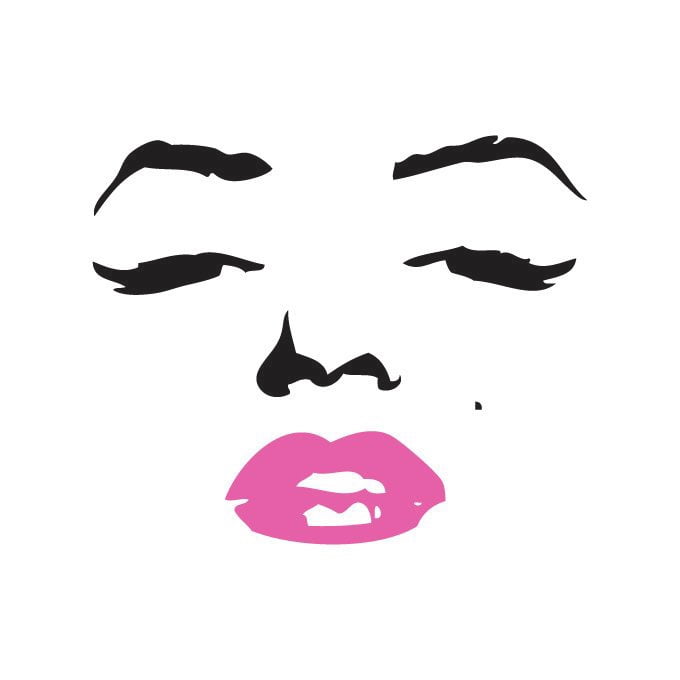 Marilyn Monroe Lips Drawing | Lipstutorial.org