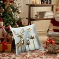 thumbnail image 5 of Luoshdecor Christmas Pillow Cover ,Xmas Gift,Christmas Theme Winter Decorative Throw Pillowcase for Indoor Bedroom Couch Decor 18X18 in, 5 of 6
