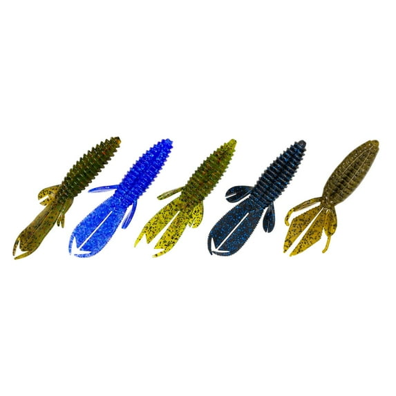 Charlie's Worms Flippin' Bug, Scented, Soft Bait for Freshwater Saltwater, 6pk