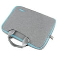 thumbnail image 3 of Laptop Bag Case 13.3 14 Inch Waterproof Notebook Bag for Macbook Air Pro 13 Handbag Briefcase Bag GRAY 13", 3 of 6