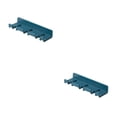 thumbnail image 1 of Bearachild Ganchos colgantes sin perforación montados en la pared, soporte impermeable para de dientes, colgador de almacenamiento de Cable Azul 2piezas, 1 of 6