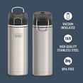 thumbnail image 3 of Botella de Agua de Acero Inoxidable de la Serie ICON de THERMOS con Pajita, 3 of 3