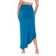 thumbnail image 2 of Falda midi sexy de cintura alta con abertura lateral y abertura asimétrica para mujer Blue G Blue G Xishao ropa, 2 of 2