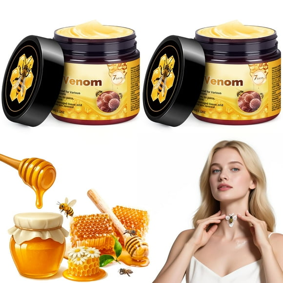Crema hidratante reparadora para la piel Bee Venom Cream IIIMEIDU, 2 unidades, 60 g