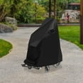 thumbnail image 3 of 210D Oxford Cloth Dust Cover Waterproof Wheelchair Storage Cover Dustproof Windproof UV-proof Bottom Contraction Design for Electric Wheelchairs Indoors & Outdoors, 3 of 6