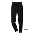 thumbnail image 4 of Jumpingount Mallas acanaladas sin costuras, ropa deportiva elástica para Fitness, pantalones de levantamiento de cadera, entrenamiento para mujer, Prendas para la parte inferior del cuerpo Negro L, 4 of 6